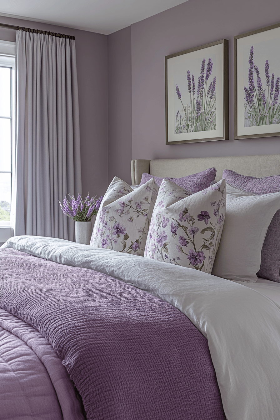 29 Soft Lavender Bedroom Ideas to Create a Calm and Cozy Retreat 19 Soft Lavender Bedroom