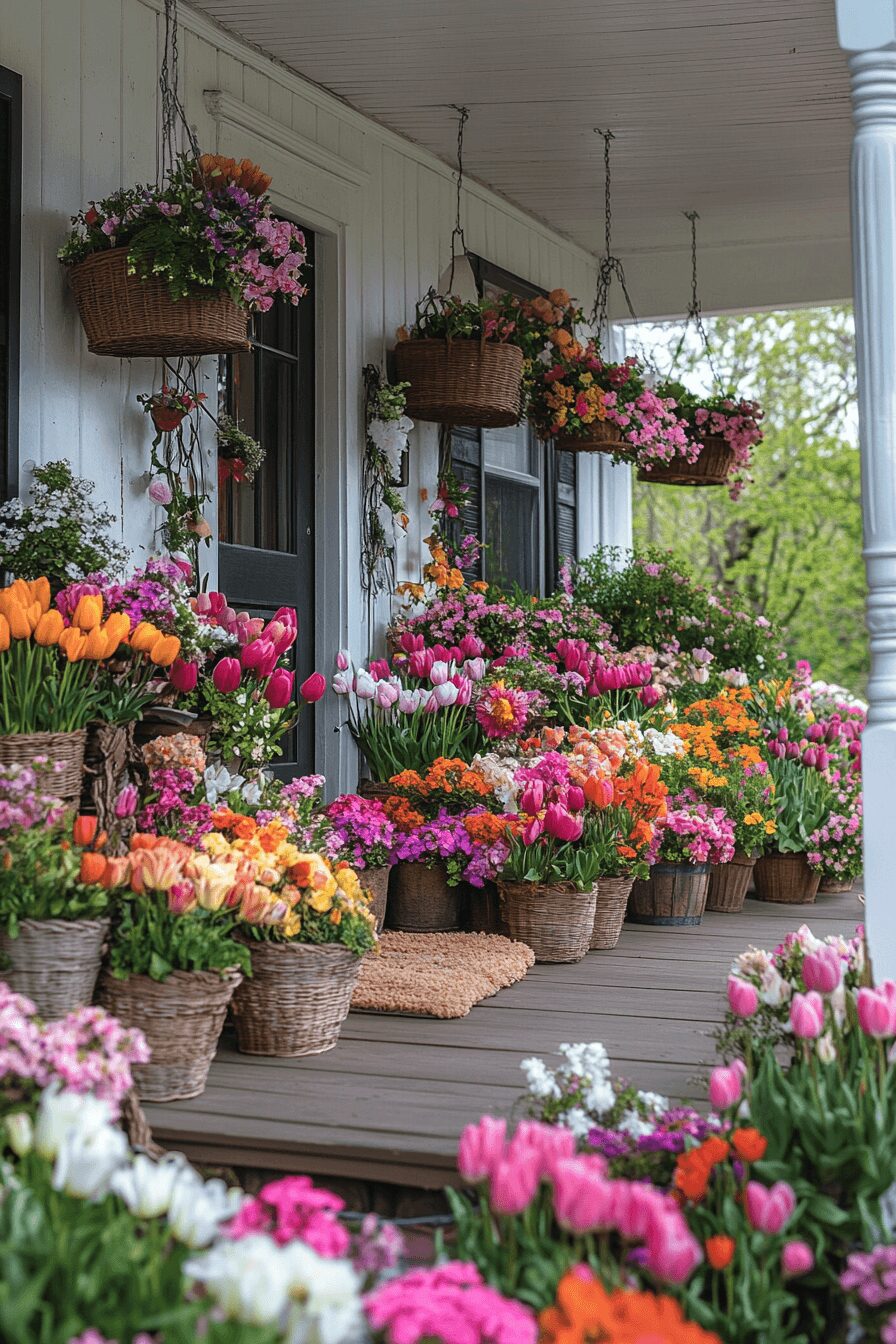 easter porch decor