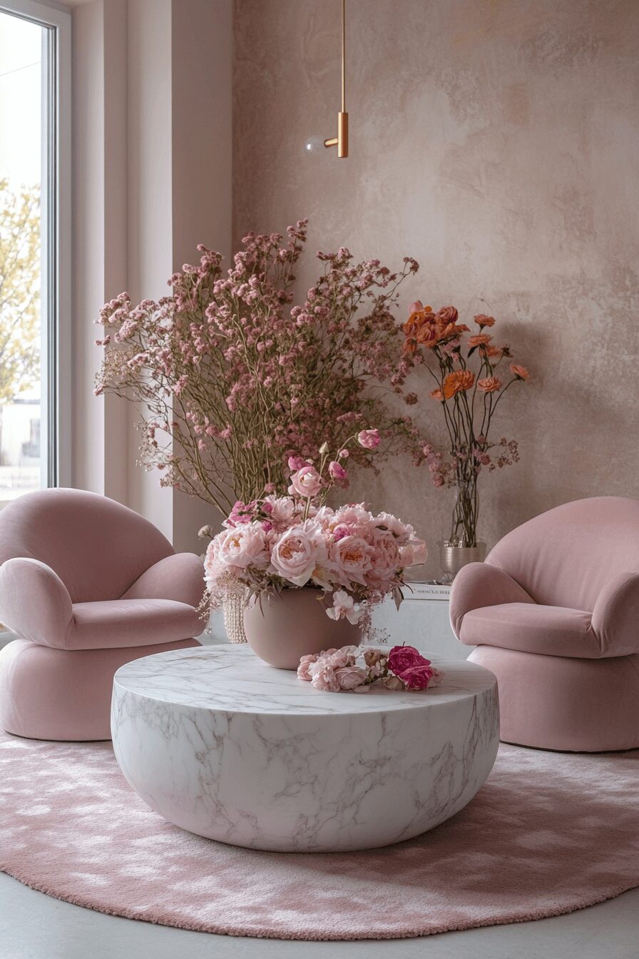 29 Pink Living Room Ideas to Embrace Softness and Serenity 2 pink living room ideas