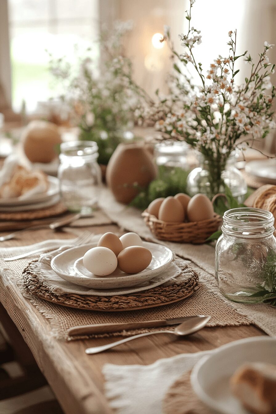 29 Easter Table Decorations to Make Your Table Bloom with Beauty 2 easter table decorations