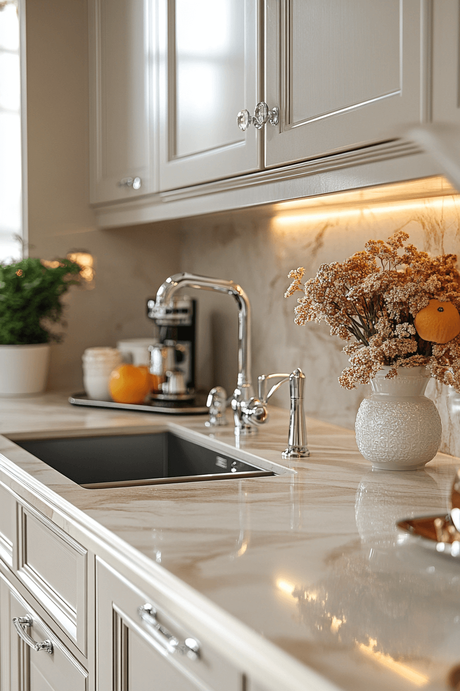 29 Off White Kitchen Cabinets Ideas to Make Your Kitchen Feel Larger and Lighter 2 off white kitchen cabinets