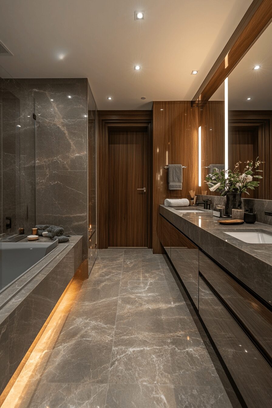 29 Grey Bathroom Decor Ideas to Keep Things Neutral Yet Stylish 2 grey bathroom decor