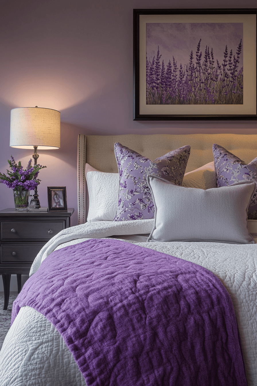 29 Soft Lavender Bedroom Ideas to Create a Calm and Cozy Retreat 2 Soft Lavender Bedroom