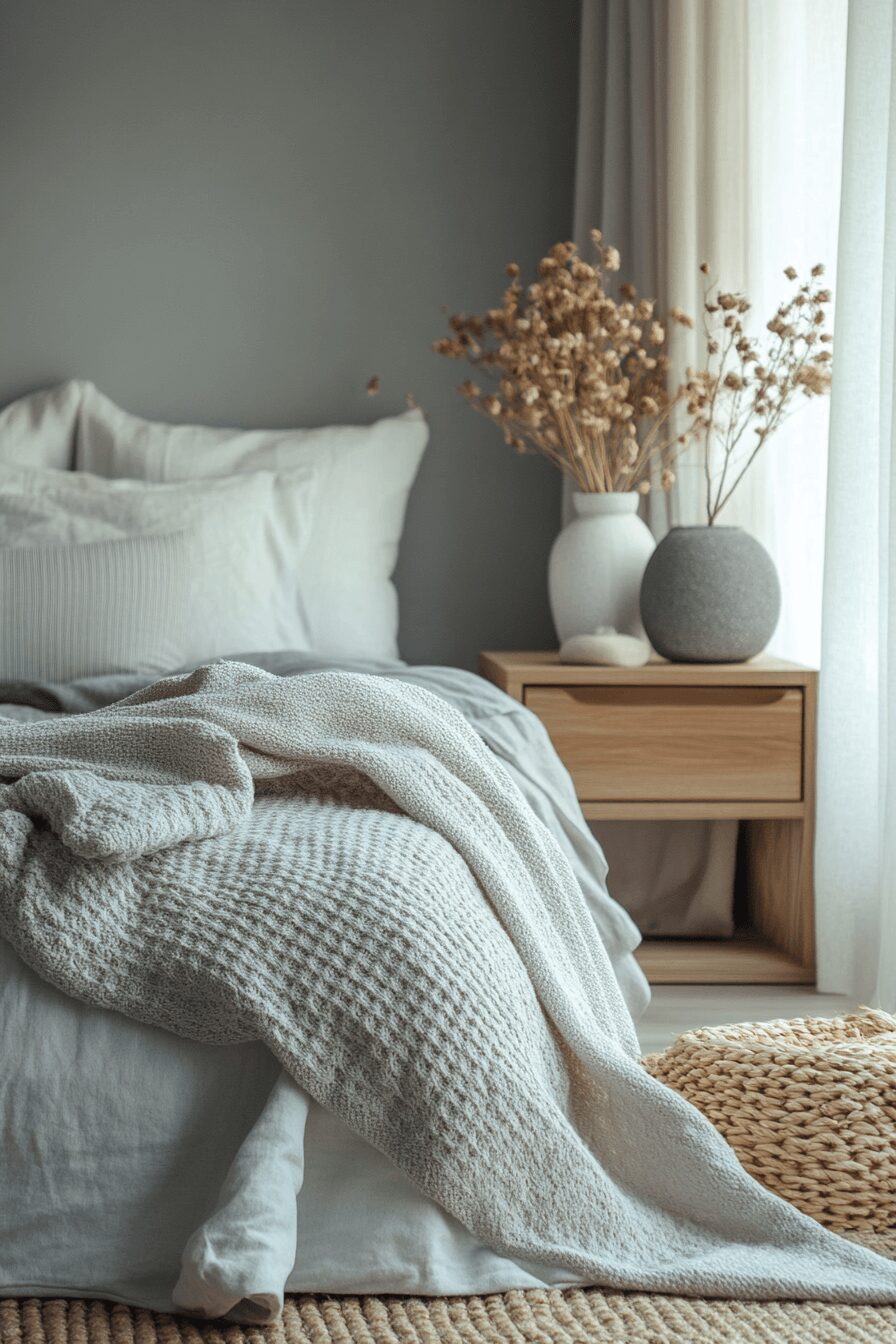 29 Grey Japandi Decor Ideas to Create a Calm and Balanced Home 2 grey japandi decor