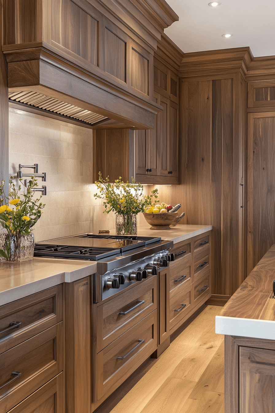 29 Natural Wood Kitchen Cabinets Inspirations to Bring Organic Beauty Into Your Home 2 natural wood kitchen cabinets
