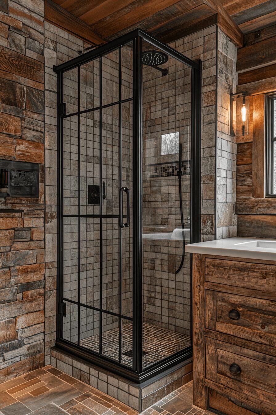 29 Rustic Industrial Bathroom Ideas for a Bold Decor Statement 20 Rustic industrial bathroom