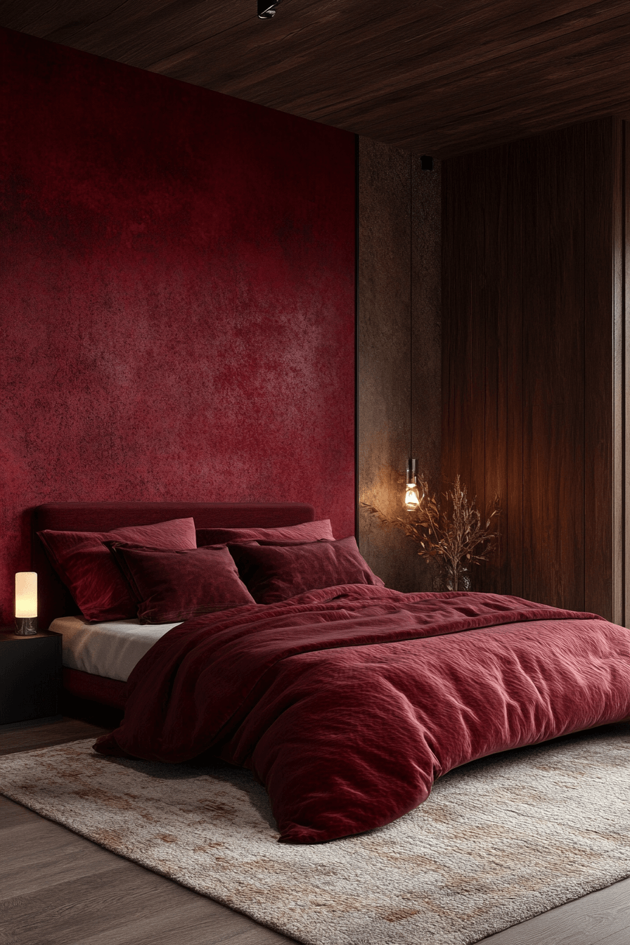 29 Red and Black Bedroom Ideas for a Perfect Blend of Sophistication and Comfort 20 Red and black bedroom ideas
