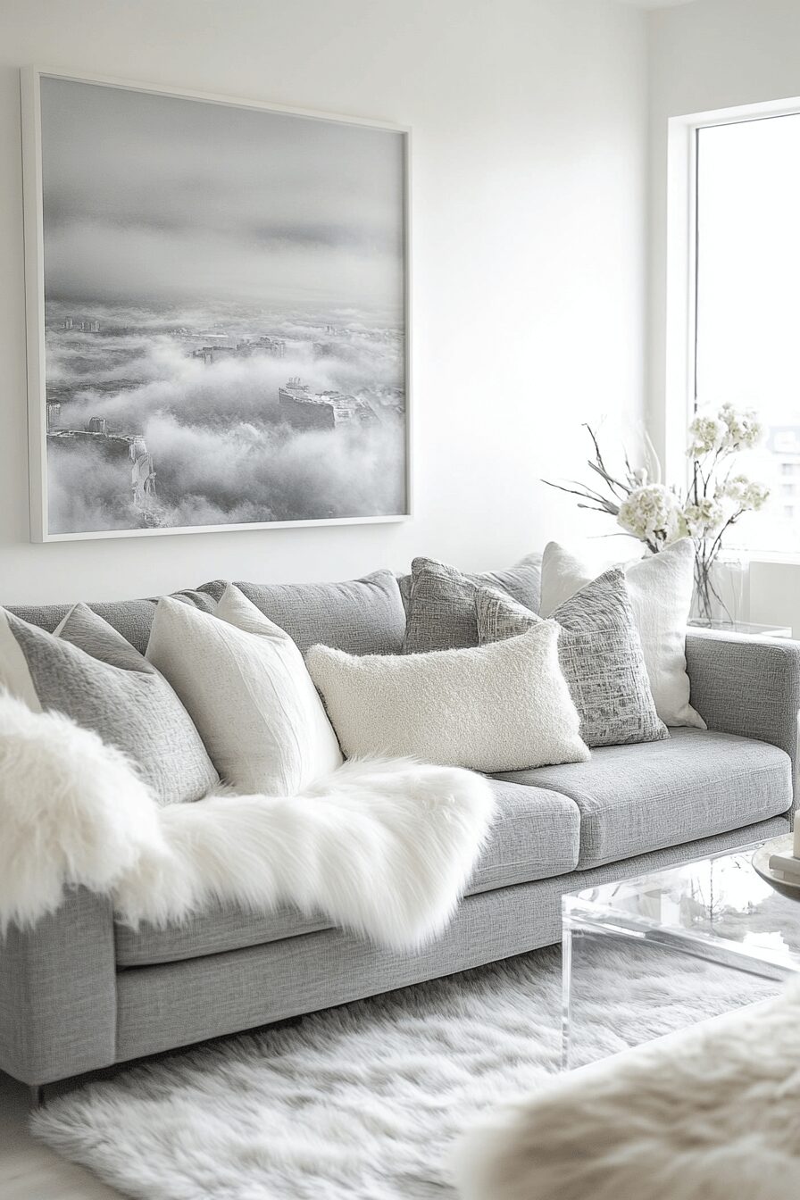 29 Grey Sofa Decor Ideas to Refresh Your Space with Ease 20 grey sofa decor