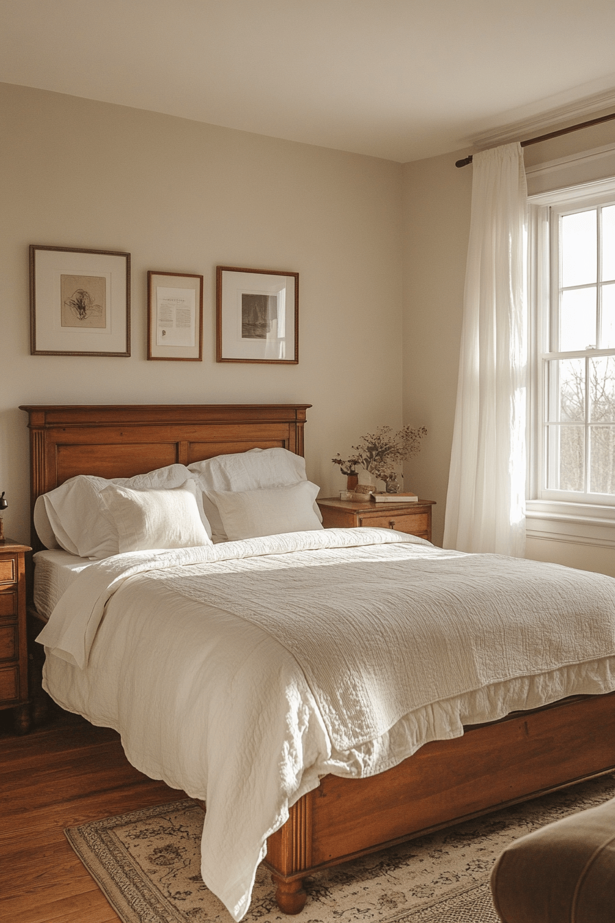 29 Minimalistic Vintage Bedroom Ideas for a Clean, Comfortable, and Classic Look 20 minimalistic vintage bedroom ideas