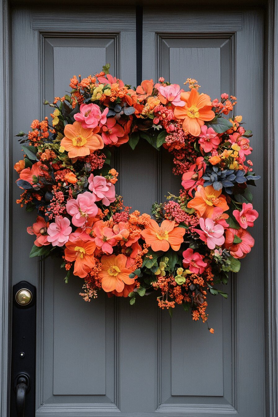 29 Easter Wreaths for Front Door Ideas for a Fresh and Colorful Look 20 easter wreaths for front door
