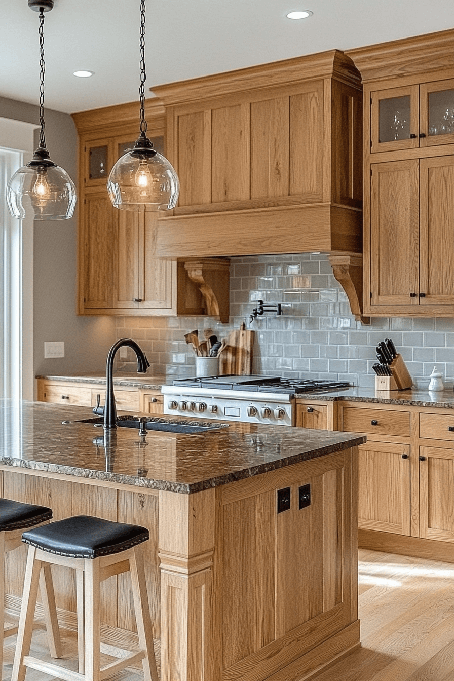 29 Natural Wood Kitchen Cabinets Inspirations to Bring Organic Beauty Into Your Home 20 natural wood kitchen cabinets