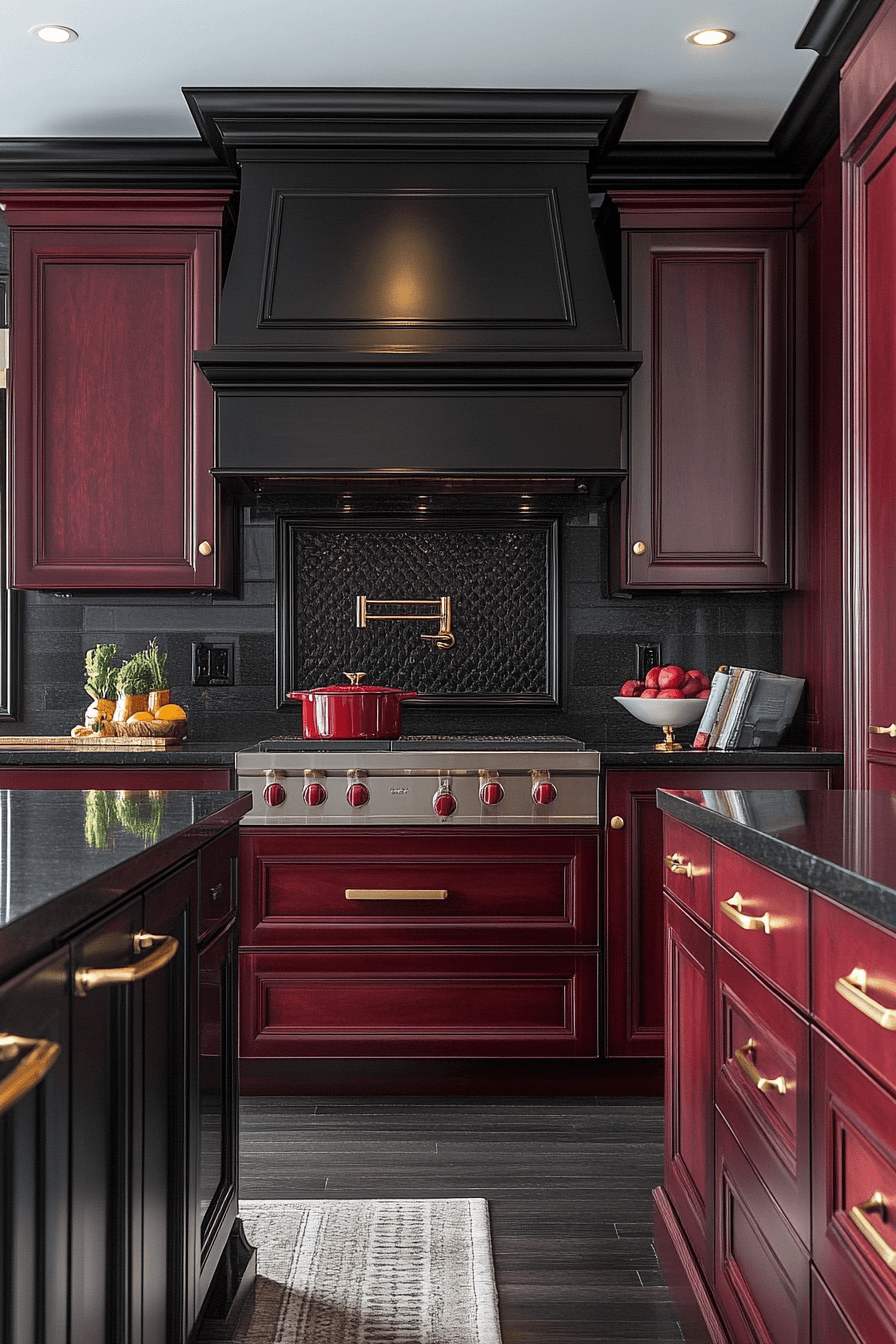 29 Dark Wood Kitchen Cabinets Designs to Make Your Kitchen Stand Out 21 dark wood kitchen cabinets