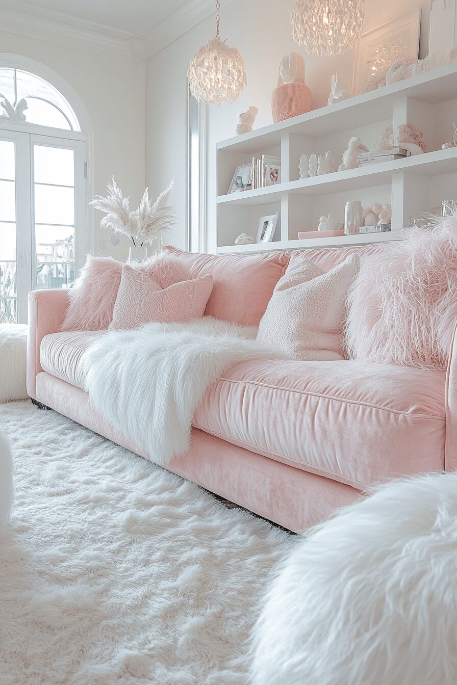 29 Pink Living Room Ideas to Embrace Softness and Serenity 21 pink living room ideas