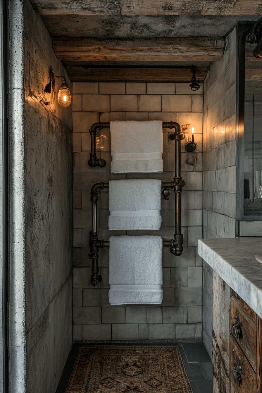 29 Rustic Industrial Bathroom Ideas for a Bold Decor Statement 21 Rustic industrial bathroom