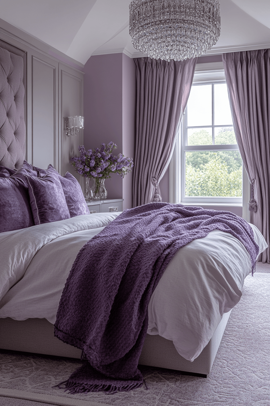 29 Soft Lavender Bedroom Ideas to Create a Calm and Cozy Retreat 22 Soft Lavender Bedroom