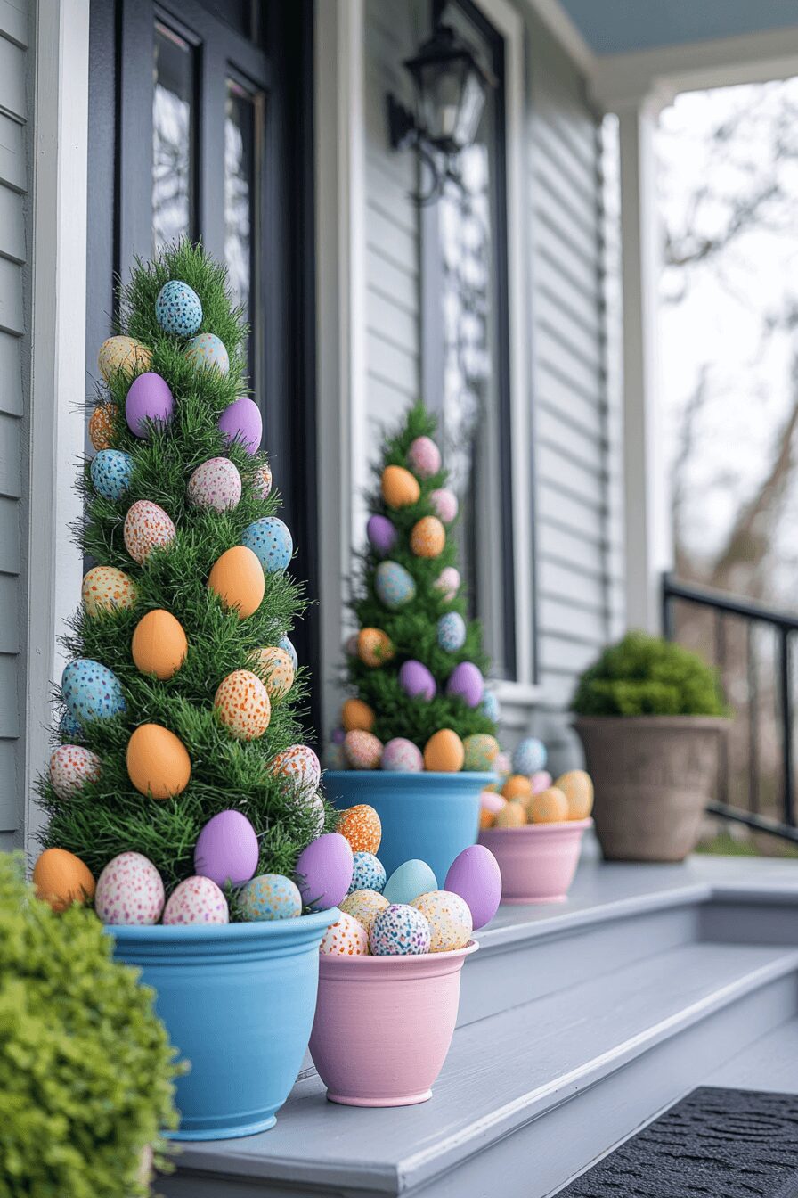 29 Easter Porch Decor Ideas to Greet the Season with Creativity and Joy 22 easter porch decor
