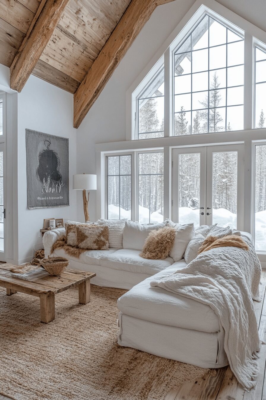 29 Winter Cabin Interior Ideas That Turn Cold Days into Cozy Moments 22 winter cabin interior