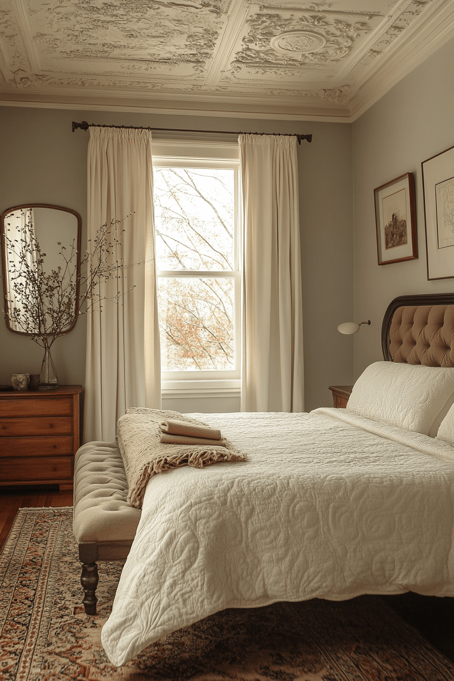 29 Minimalistic Vintage Bedroom Ideas for a Clean, Comfortable, and Classic Look 22 minimalistic vintage bedroom ideas