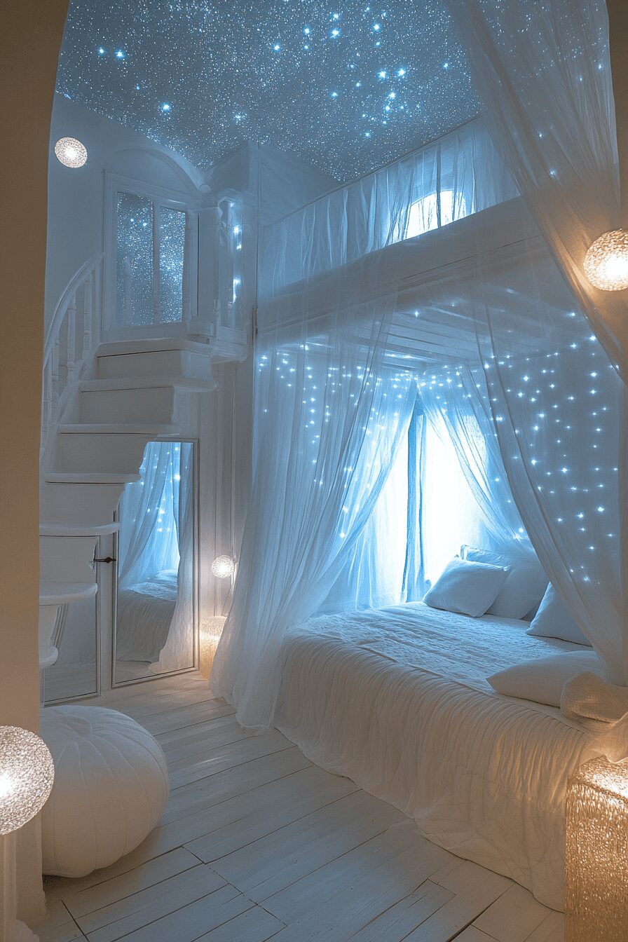 29 White Aesthetic Bedroom Ideas That Embrace Minimalist Beauty 22 white aesthetic bedroom