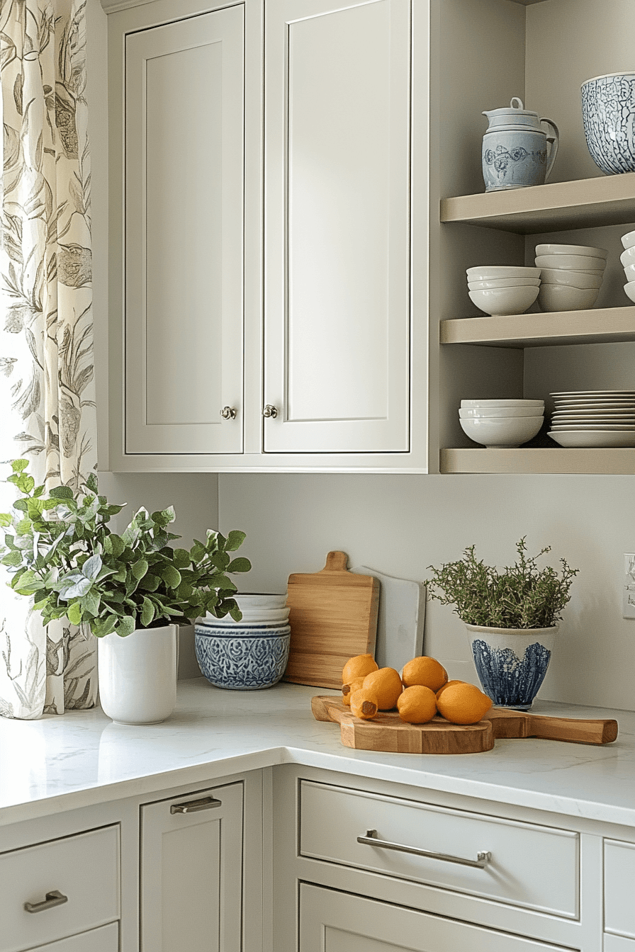 29 Off White Kitchen Cabinets Ideas to Make Your Kitchen Feel Larger and Lighter 23 off white kitchen cabinets