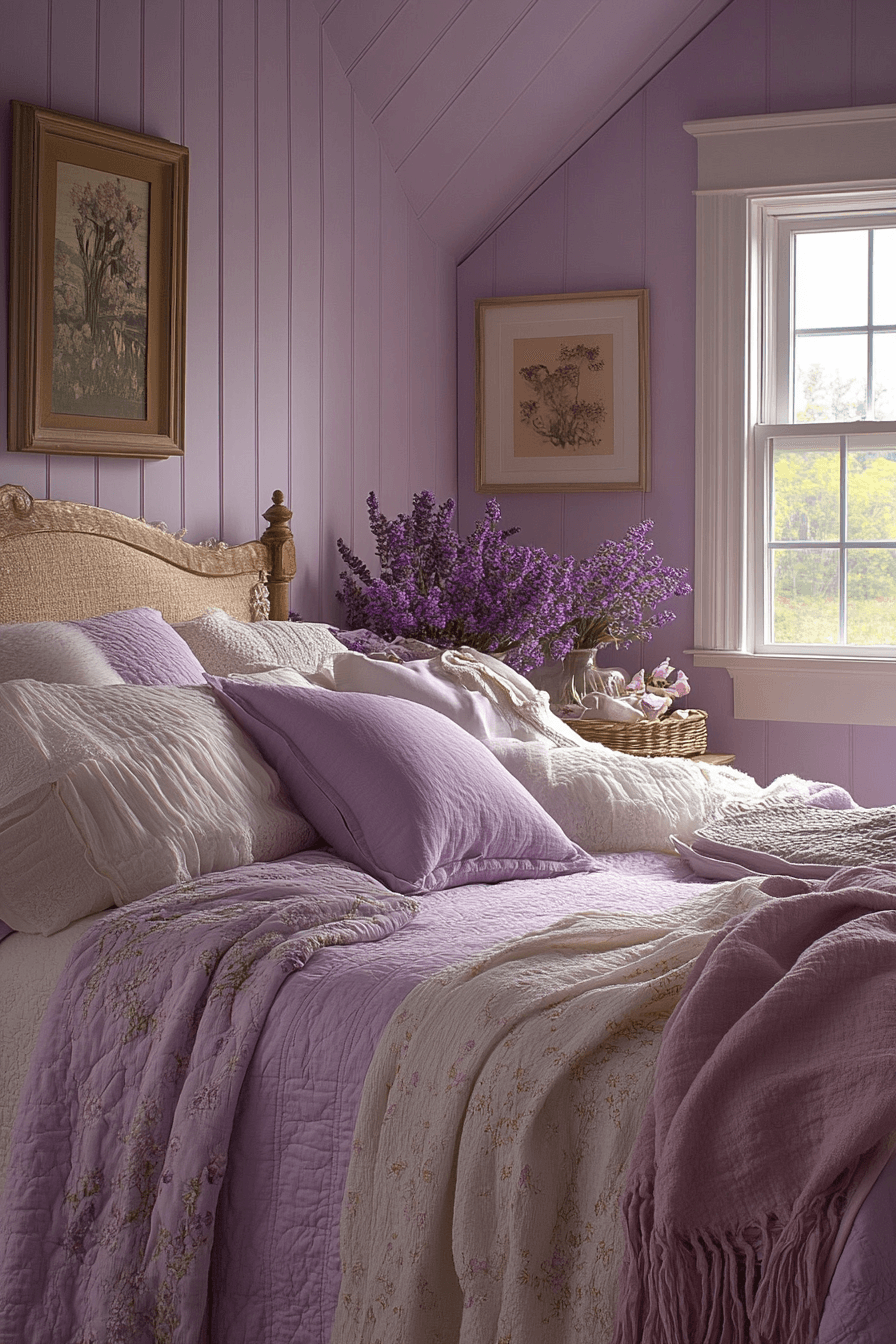 29 Soft Lavender Bedroom Ideas to Create a Calm and Cozy Retreat 23 Soft Lavender Bedroom