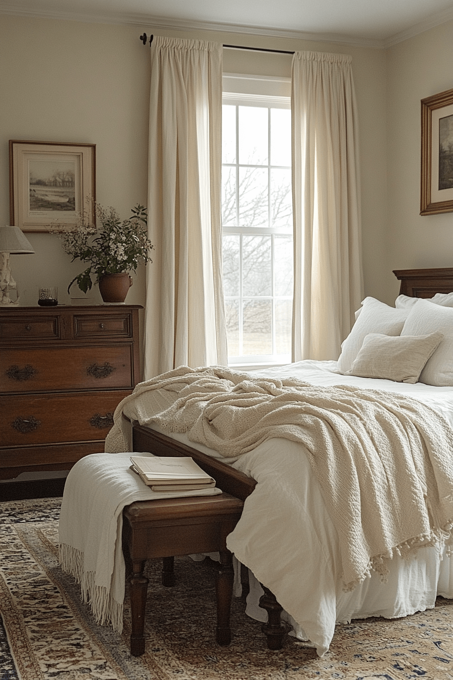 29 Minimalistic Vintage Bedroom Ideas for a Clean, Comfortable, and Classic Look 23 minimalistic vintage bedroom ideas