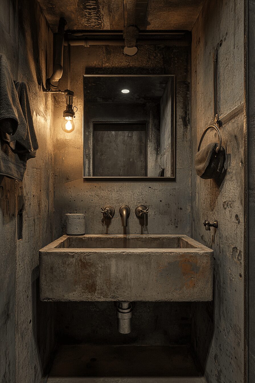 29 Bathroom Industrial Style Ideas for a Statement-Making Washroom 23 Bathroom industrial style