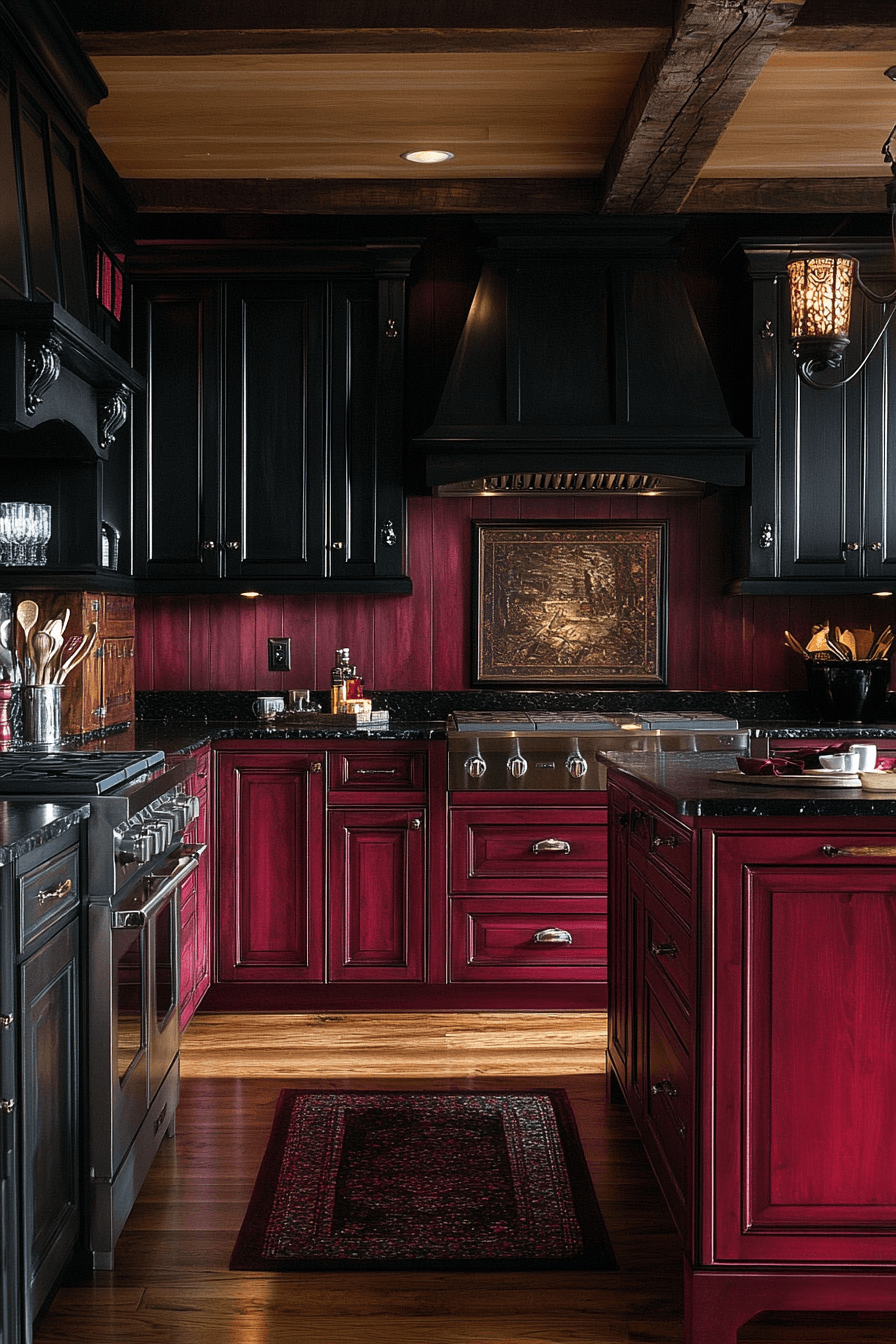 29 Dark Wood Kitchen Cabinets Designs to Make Your Kitchen Stand Out 23 dark wood kitchen cabinets