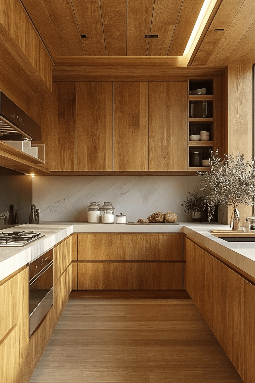29 Honey Oak Kitchen Cabinets Designs to Make Your Kitchen Feel Cozy and Timeless 23 honey oak kitchen cabinets