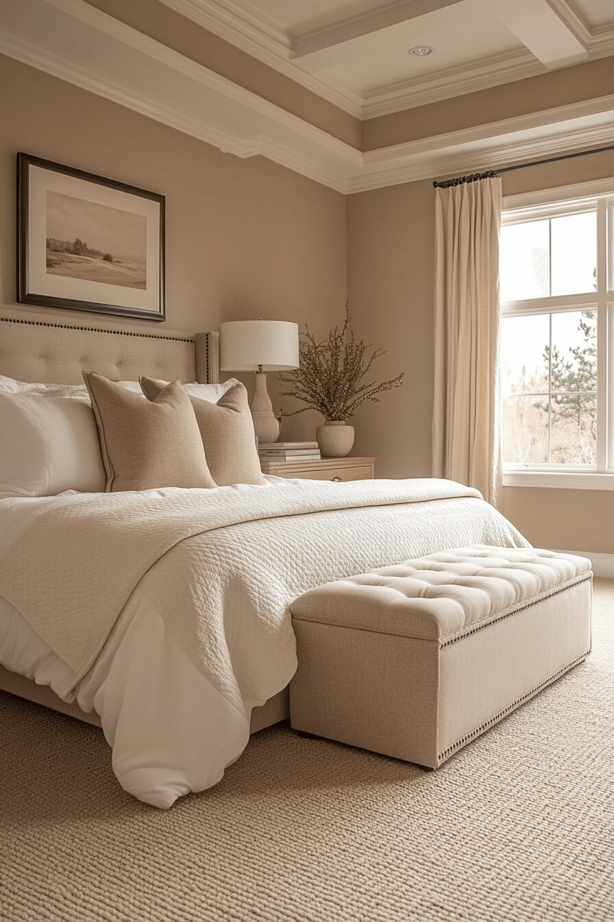 29 Soft Neutrals Bedroom Ideas for a Light and Airy Feel 23 Soft Neutrals Bedroom
