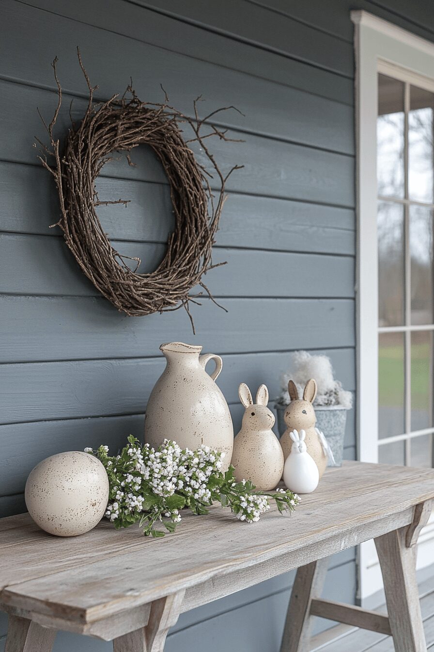 29 Easter Porch Decor Ideas to Greet the Season with Creativity and Joy 24 easter porch decor