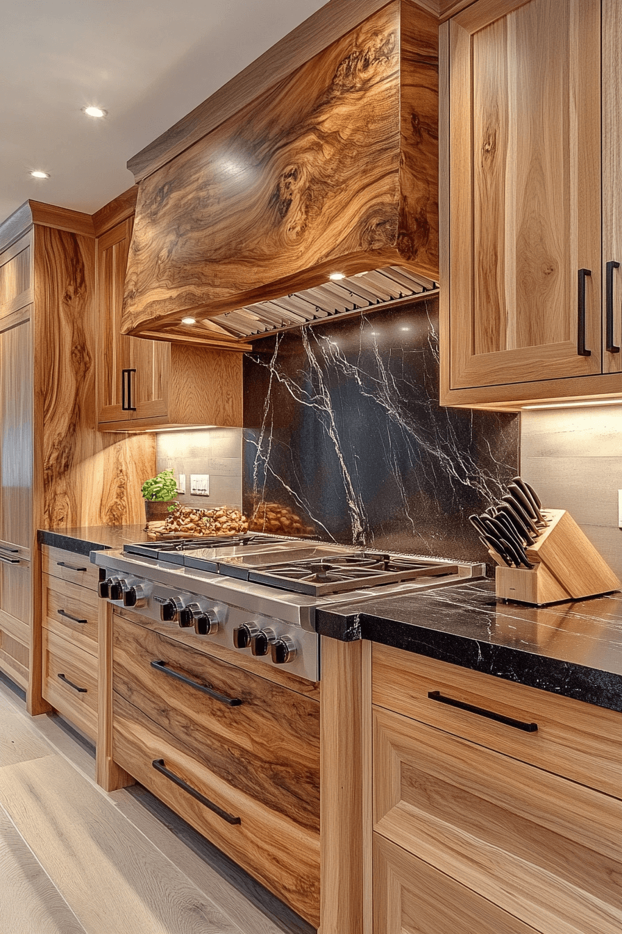 29 Natural Wood Kitchen Cabinets Inspirations to Bring Organic Beauty Into Your Home 24 natural wood kitchen cabinets