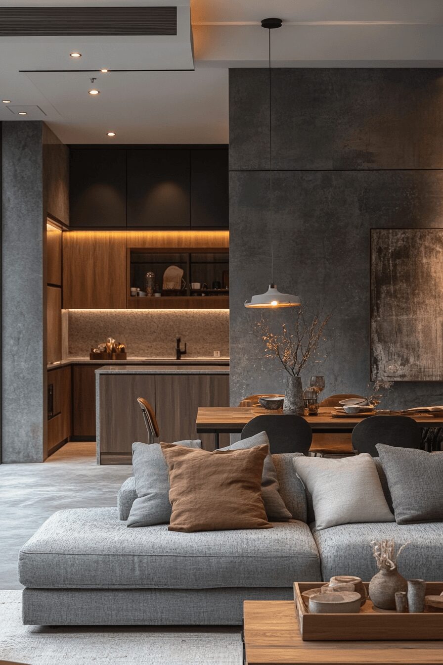 29 Grey Japandi Decor Ideas to Create a Calm and Balanced Home 24 grey japandi decor