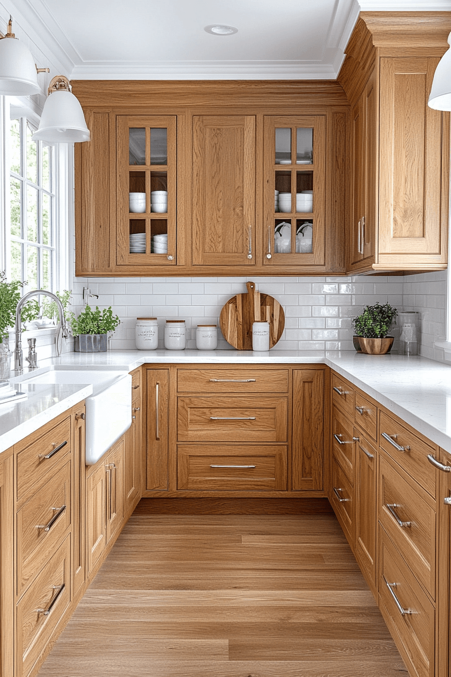 29 Honey Oak Kitchen Cabinets Designs to Make Your Kitchen Feel Cozy and Timeless 24 honey oak kitchen cabinets