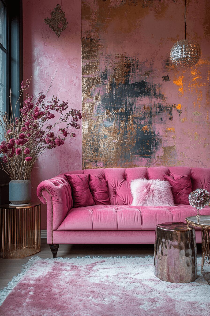 29 Pink Living Room Ideas to Embrace Softness and Serenity 25 pink living room ideas