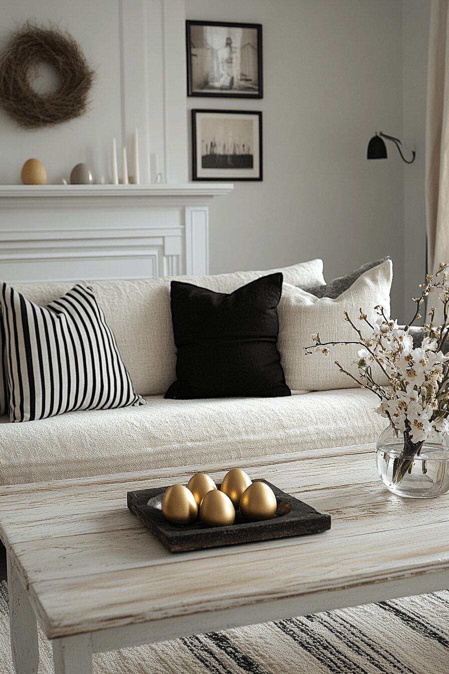 29 Easter Living Room Decor Ideas for a Colorful and Creative Vibe 25 easter living room decor