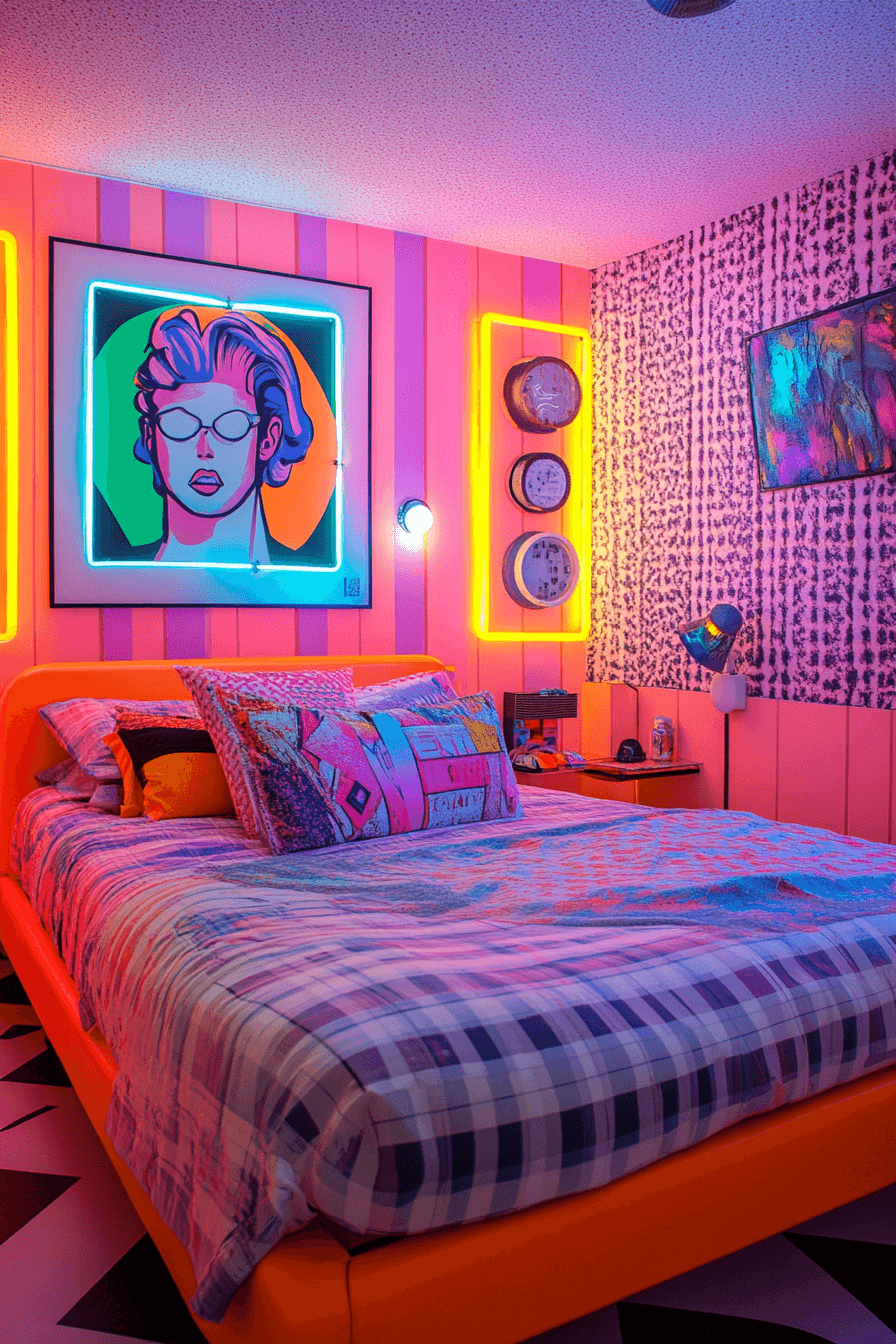 29 Retro Bedroom Ideas for a Unique and Eye-Catching Space 25 retro bedroom