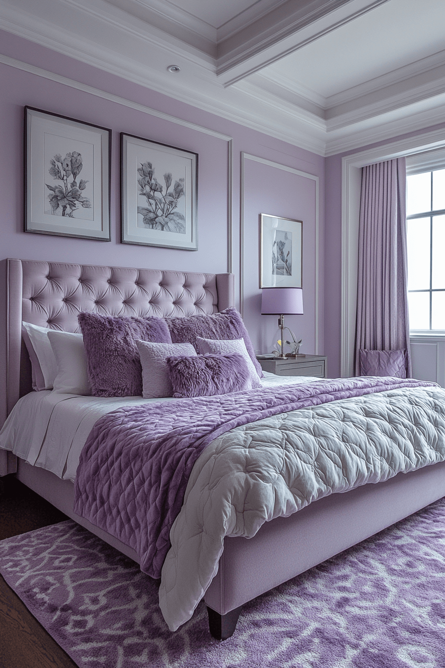 29 Soft Lavender Bedroom Ideas to Create a Calm and Cozy Retreat 25 Soft Lavender Bedroom