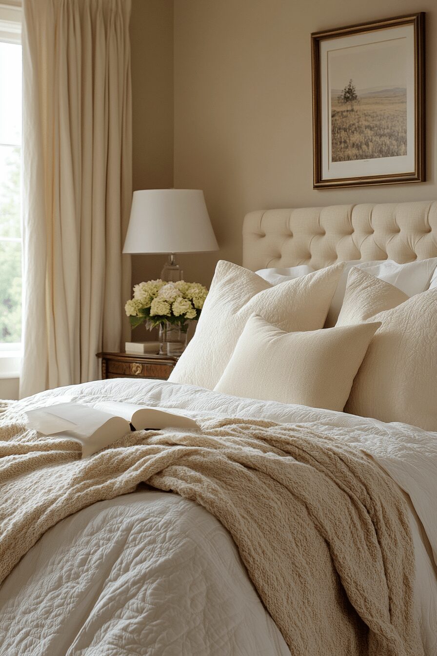 29 Soft Neutrals Bedroom Ideas for a Light and Airy Feel 26 Soft Neutrals Bedroom