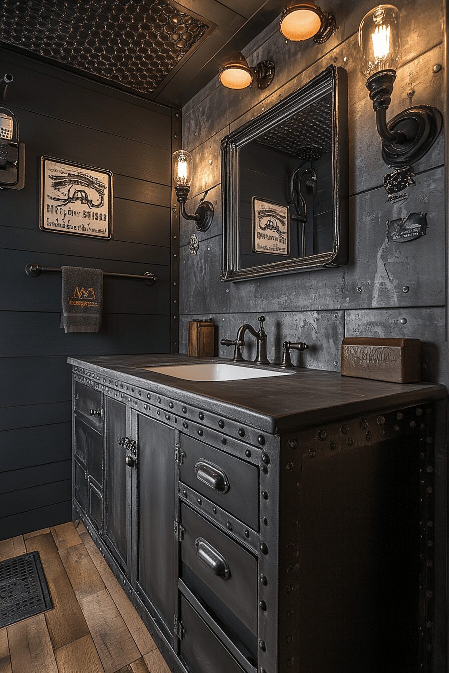 29 Bathroom Industrial Style Ideas for a Statement-Making Washroom 26 Bathroom industrial style