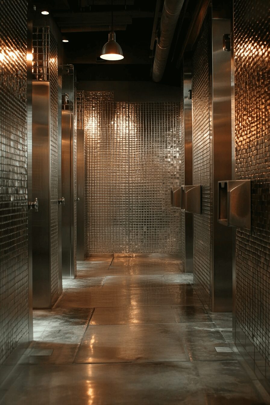 29 Industrial Restroom Inspirations for Edgy Interior Design 26 Industrial restroom