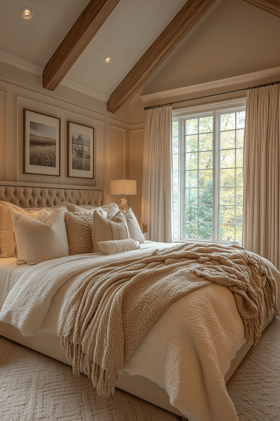 29 Cozy Neutral Bedroom Ideas to Wrap Your Room in Gentle Warmth 26 cozy neutral bedroom