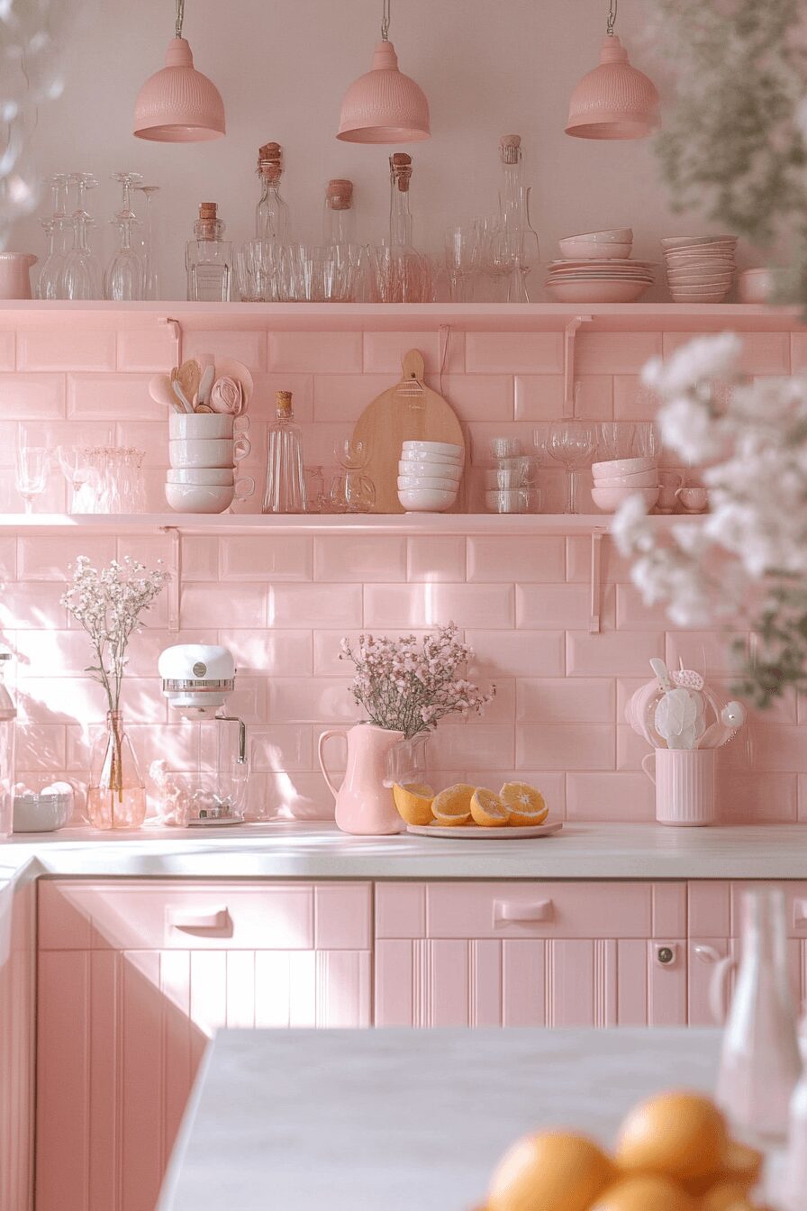 29 Pink Kitchen Ideas That Prove Pink Is Perfect for Every Style 27 pink kitchen ideas decor