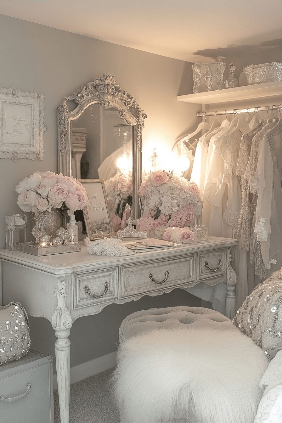 29 Vintage Dressing Rooms with Perfect Period Details 27 vintage dressing rooms