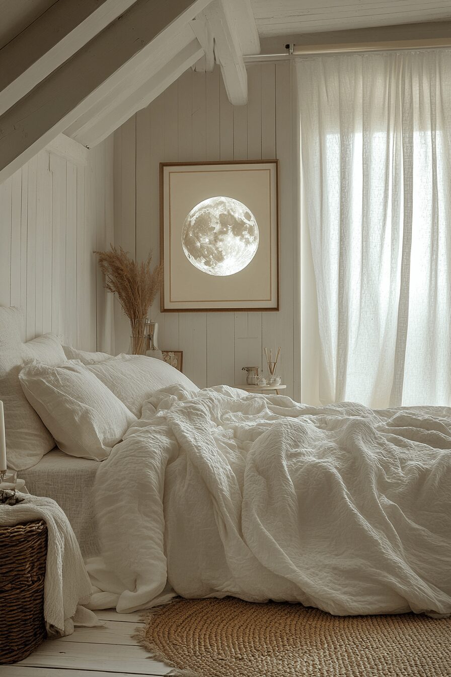 29 White Aesthetic Bedroom Ideas That Embrace Minimalist Beauty 27 white aesthetic bedroom