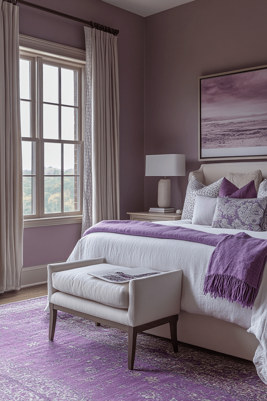 29 Soft Lavender Bedroom Ideas to Create a Calm and Cozy Retreat 27 Soft Lavender Bedroom