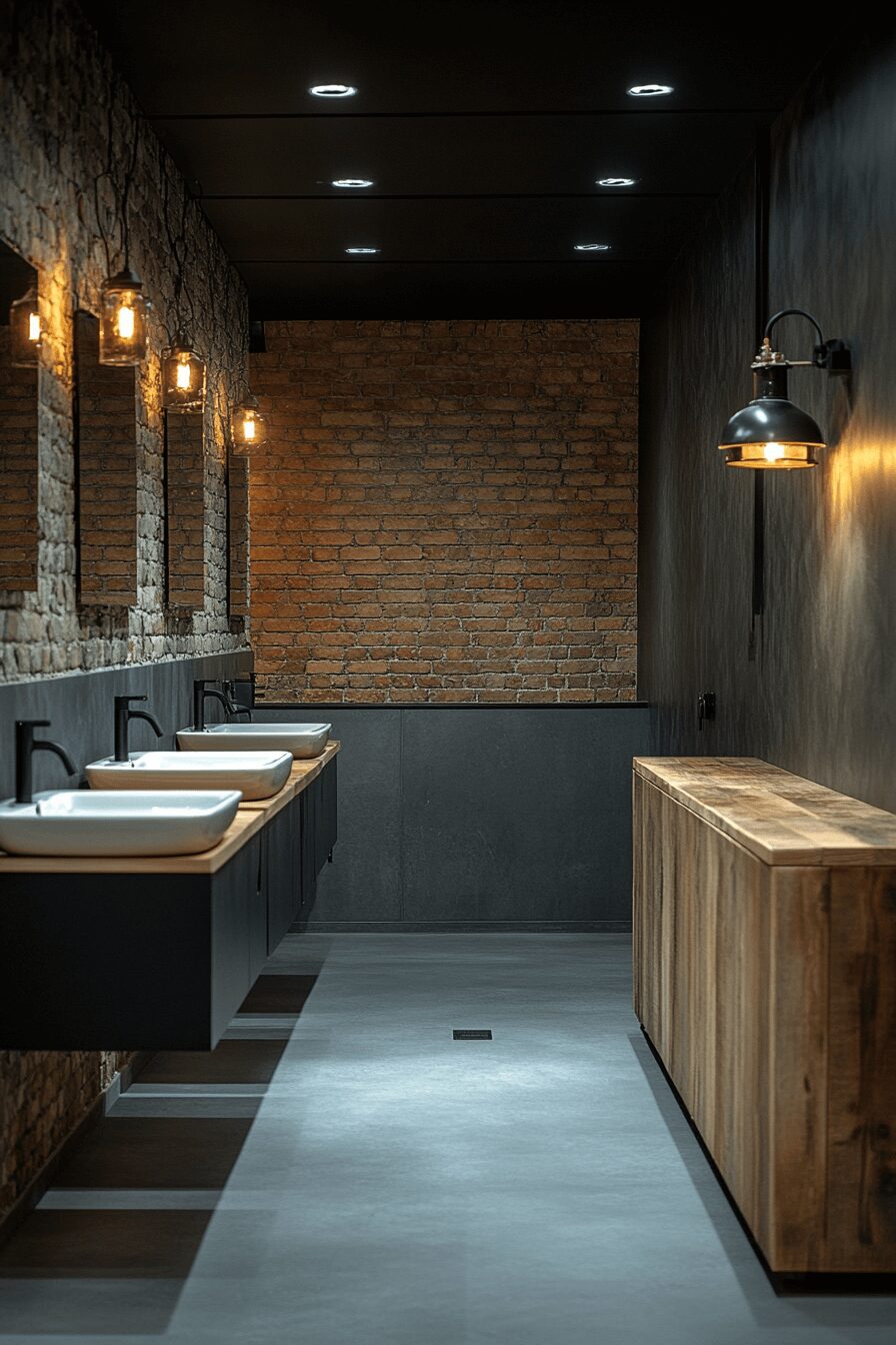 29 Industrial Restroom Inspirations for Edgy Interior Design 28 Industrial restroom