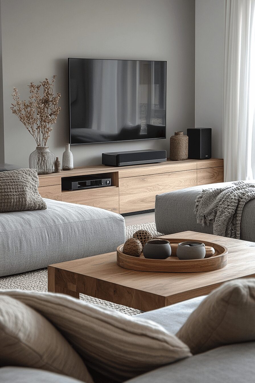 29 Grey Japandi Decor Ideas to Create a Calm and Balanced Home 28 grey japandi decor