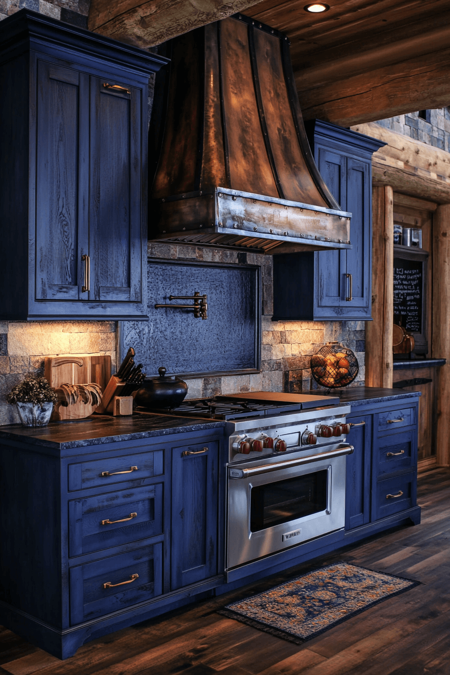 29 Navy Blue Kitchen Cabinets Ideas to Achieve a Sleek and Stylish Kitchen 28 navy blue kitchen cabinets