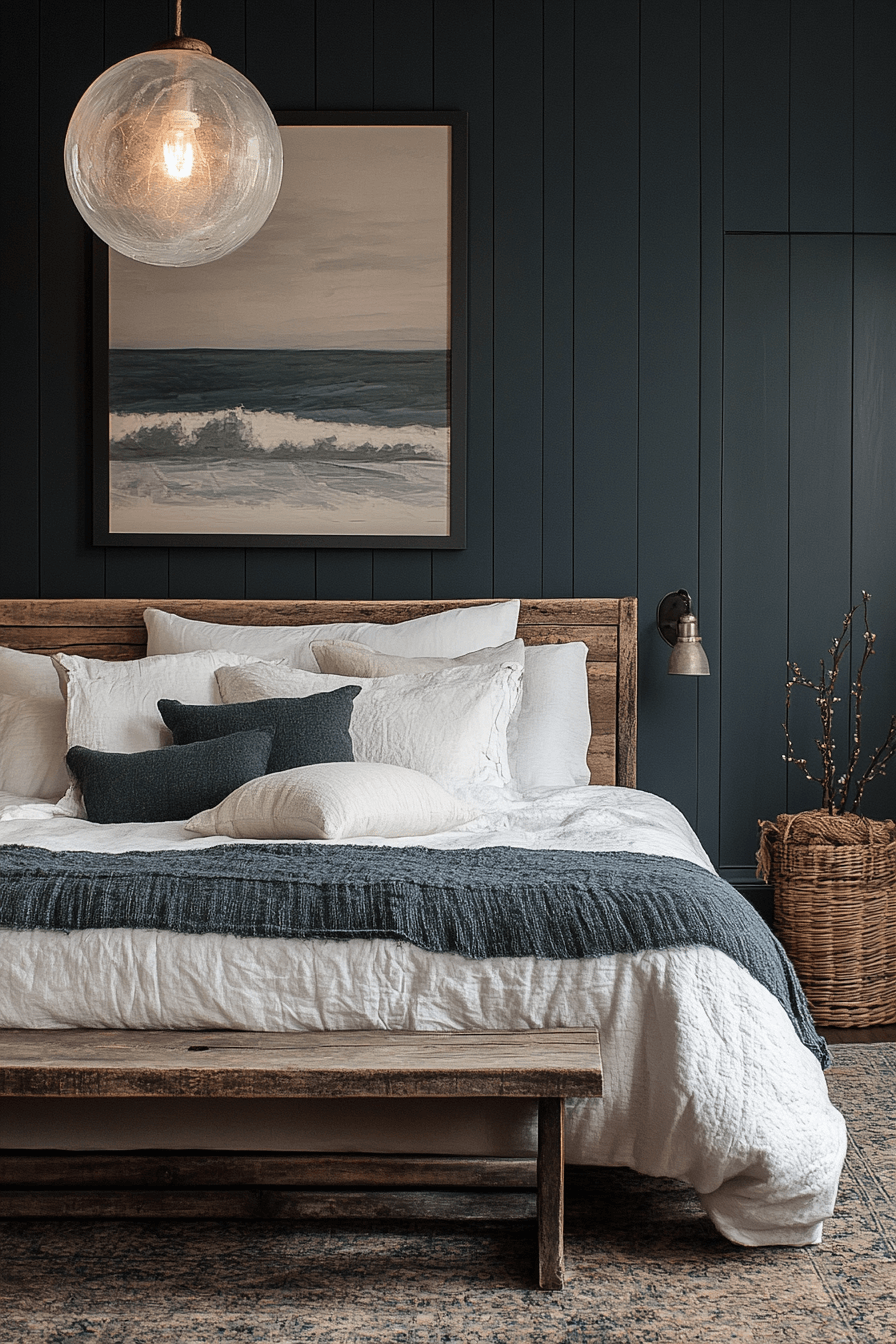 29 Minimalistic Dark Bedroom Ideas to Transform Your Room with Depth and Drama 28 minimalistic bedroom ideas dark